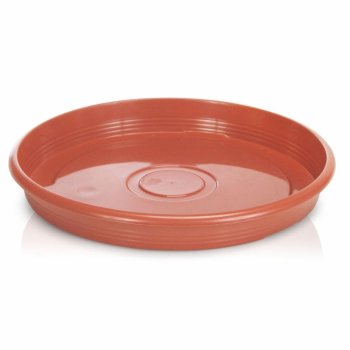 Prato Vaso Redondo Cerâmico 20,5 cm
