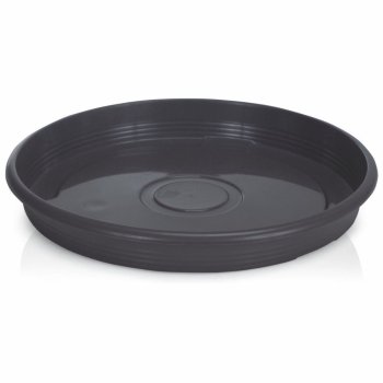 Prato Vaso Redondo Preto 31cm