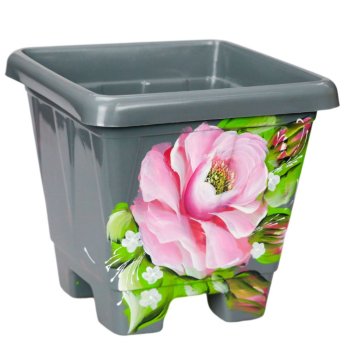 Vaso P Concreto 1,9 Litros Decorado