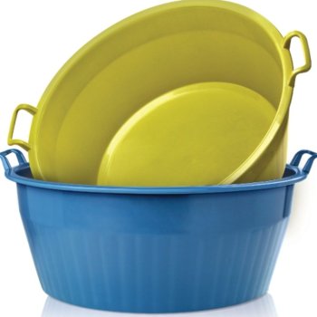 BACIA EXTRA GIGANTE CANELADA – 80 LITROS