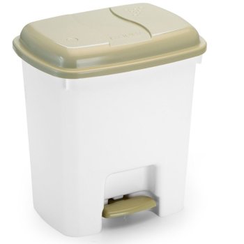 LIXEIRA RETANGULAR COM PEDAL  7,5 L