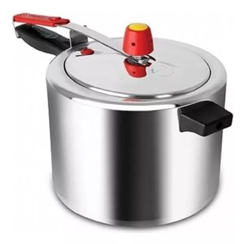 Panela de pressão 10 litros aluminio polido Eirilar