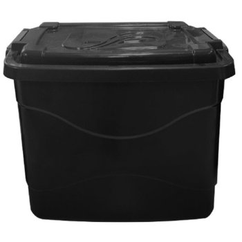 Caixa Organizadora 50 Litros Preta Formplast